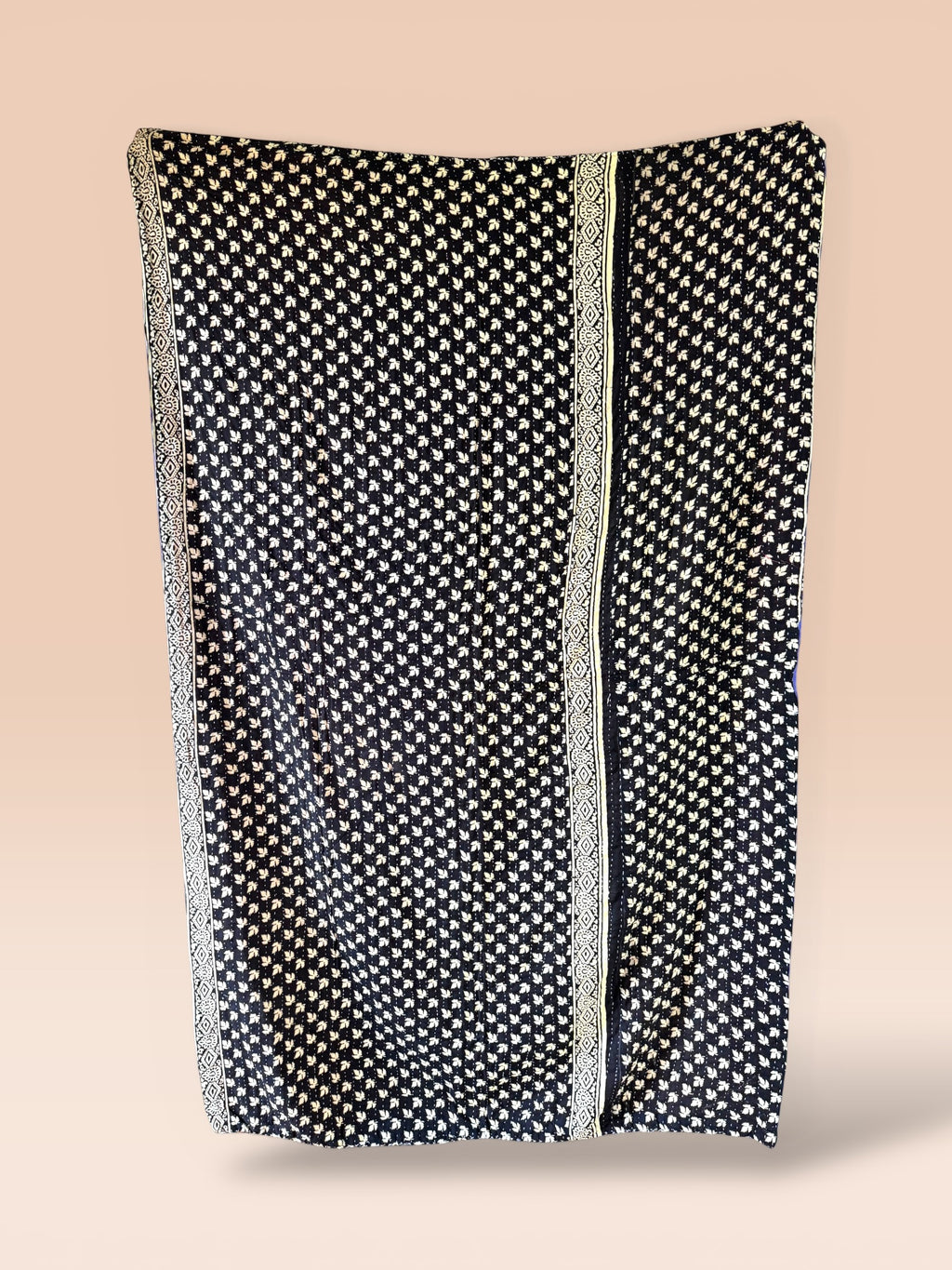 Kantha quilt - BIG stitch 23