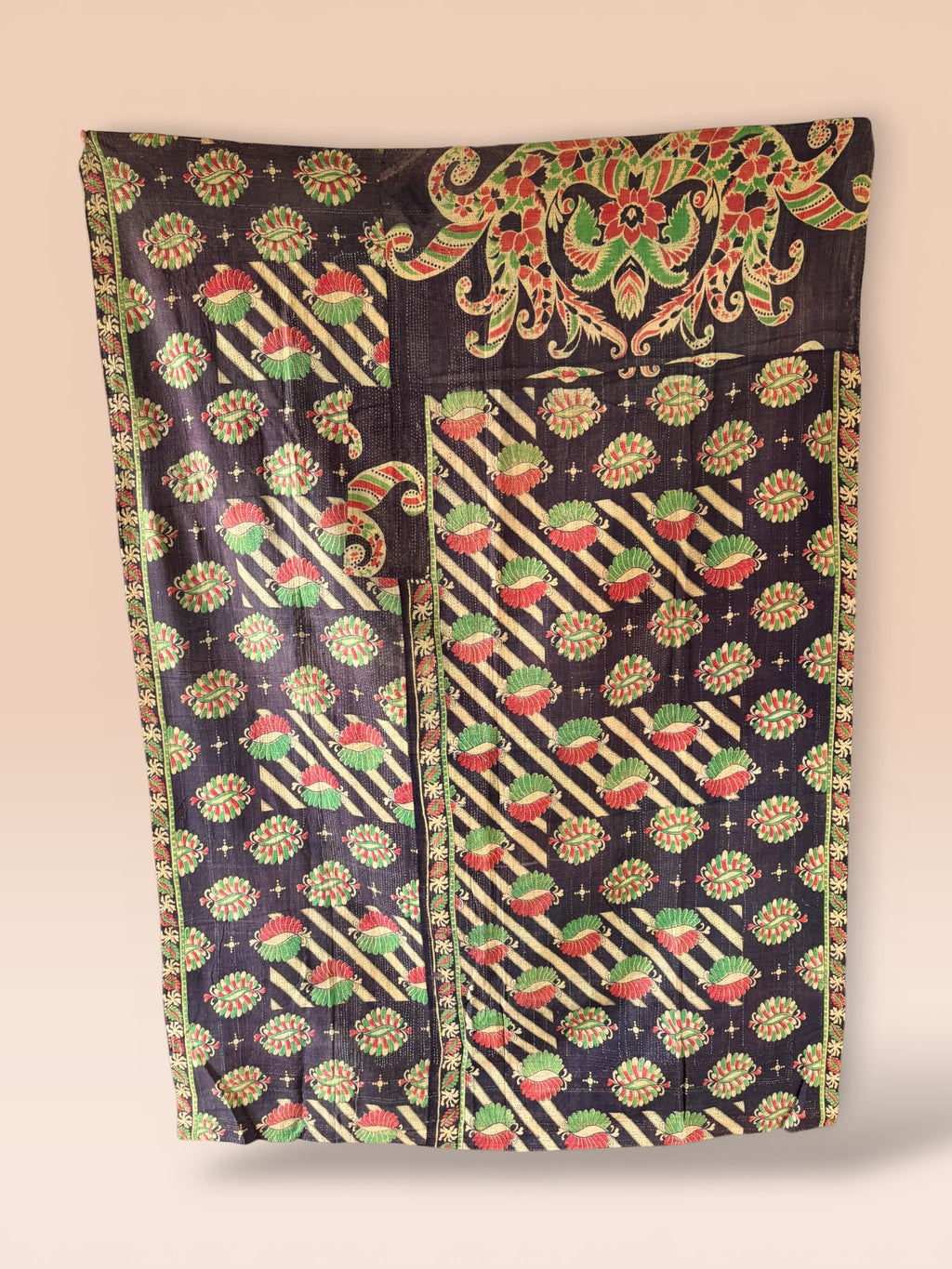 Kantha quilt - Fine stitch 25