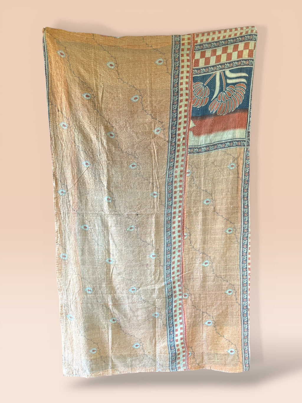 Kantha quilt - Fine stitch 21