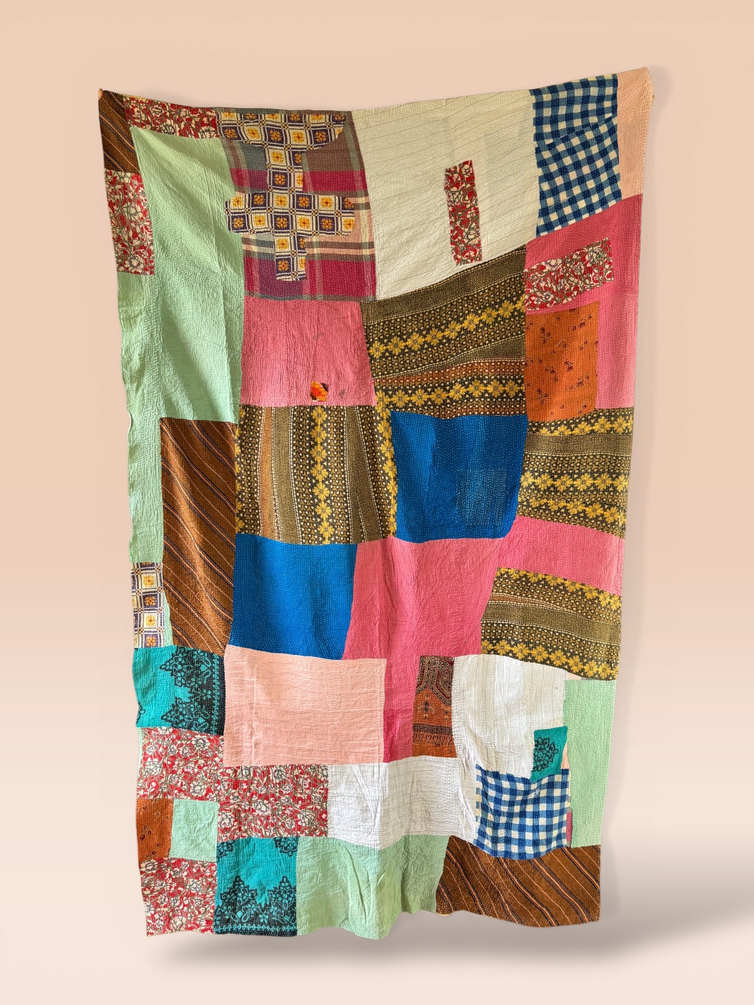 Kantha quilt - Fine stitch 20
