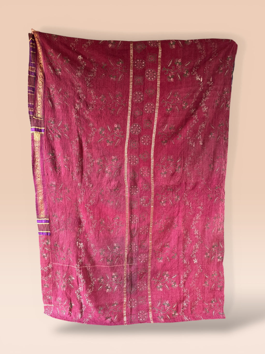 Kantha quilt - Fine stitch 19