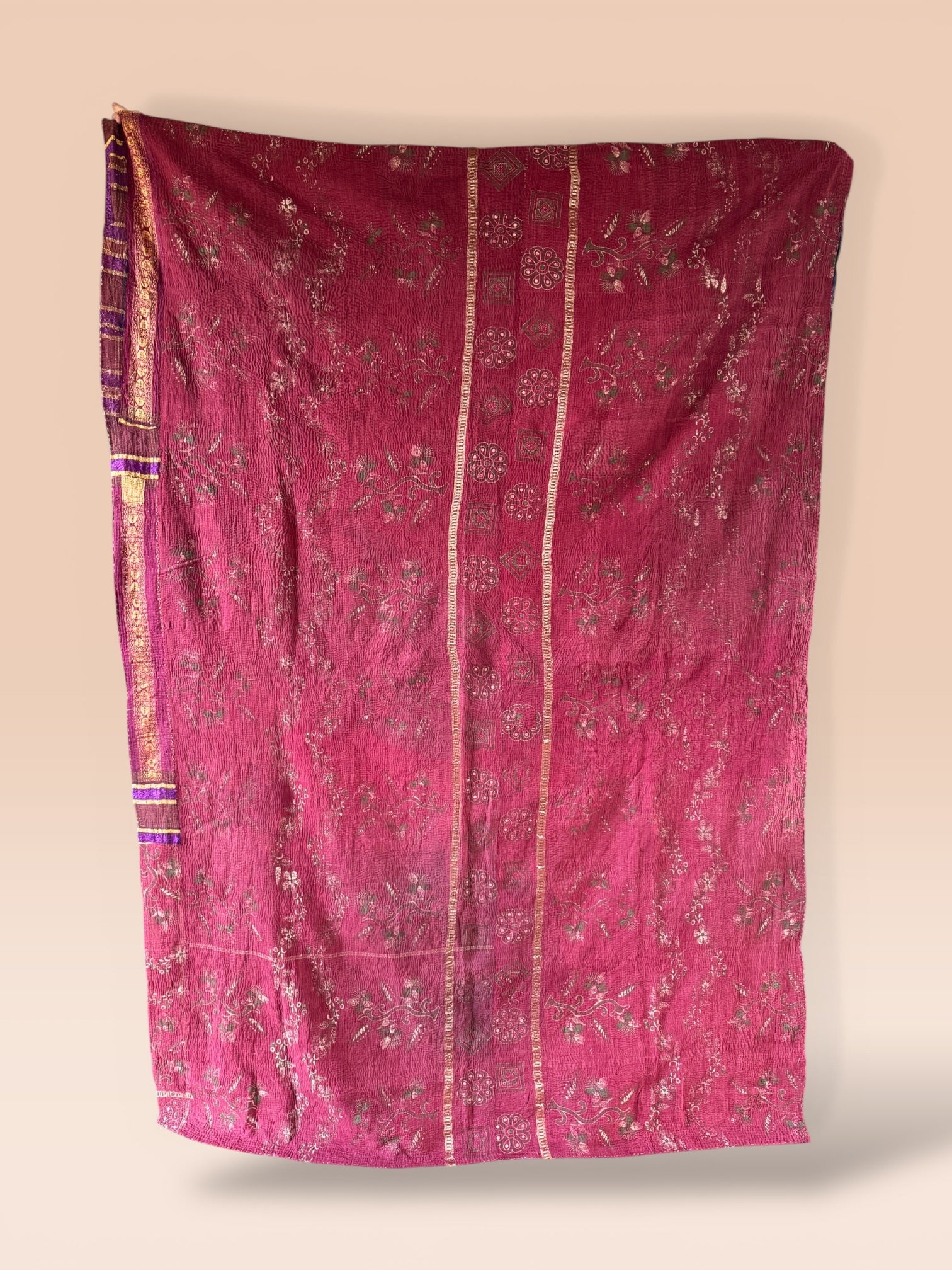 Kantha quilt - Fine stitch 19