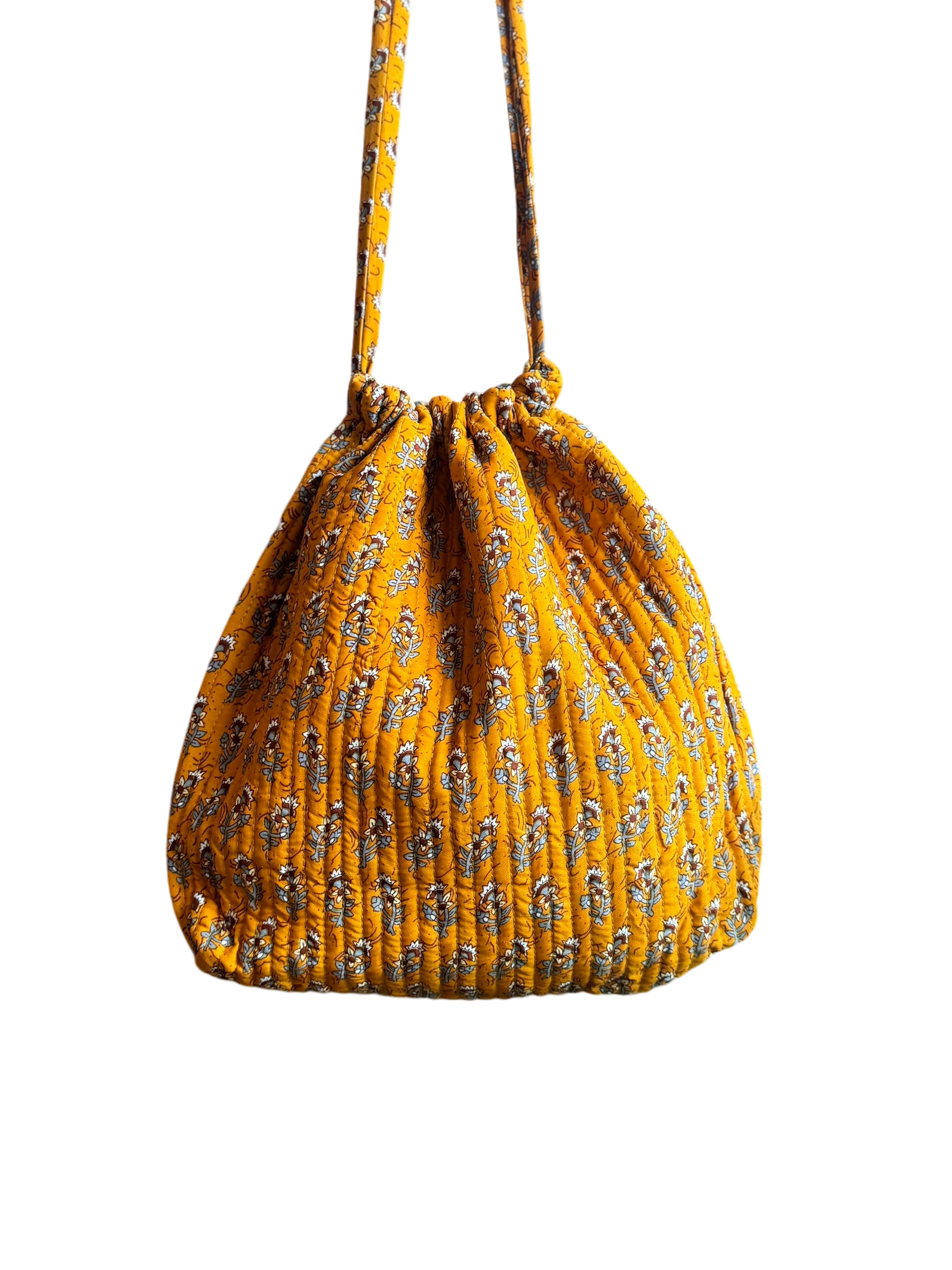 Potli bag - Ochre flower