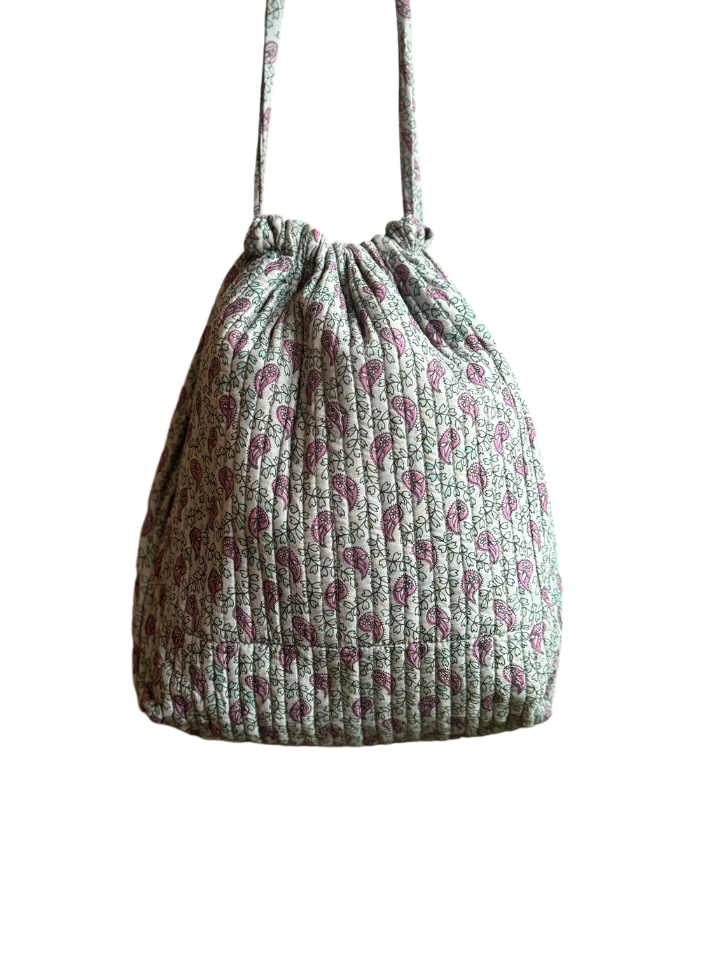 Potli bag - Purple paisley
