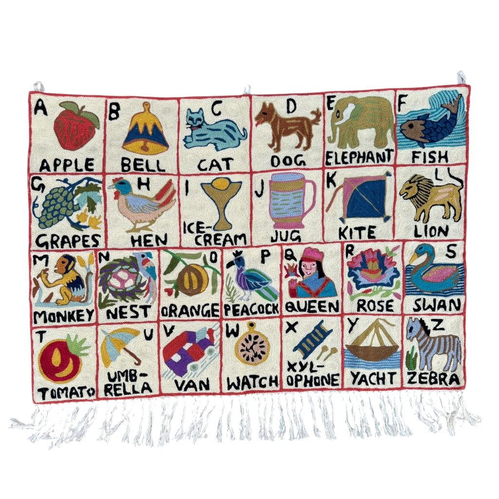 Wallhanging A,B,C - landscape red
