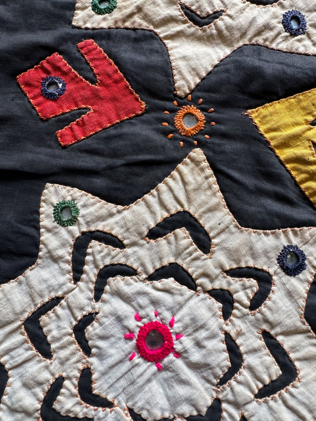 Wallhanging - Five star fringes