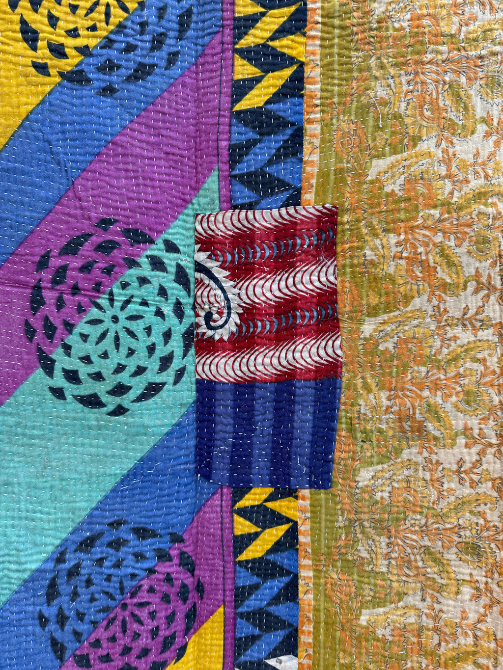 Kantha quilt - Fine stitch 29