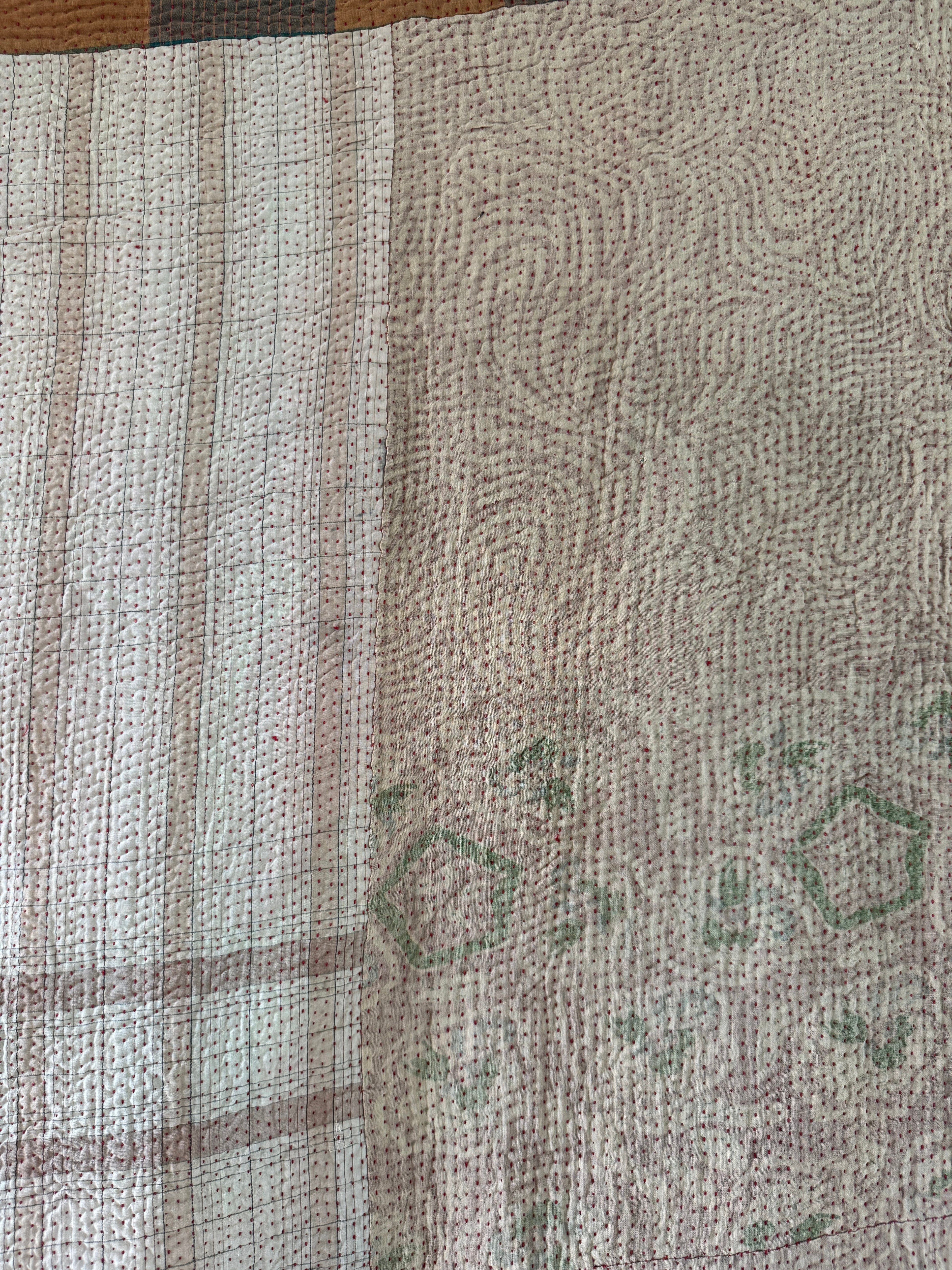 Kantha quilt - Fine stitch 27