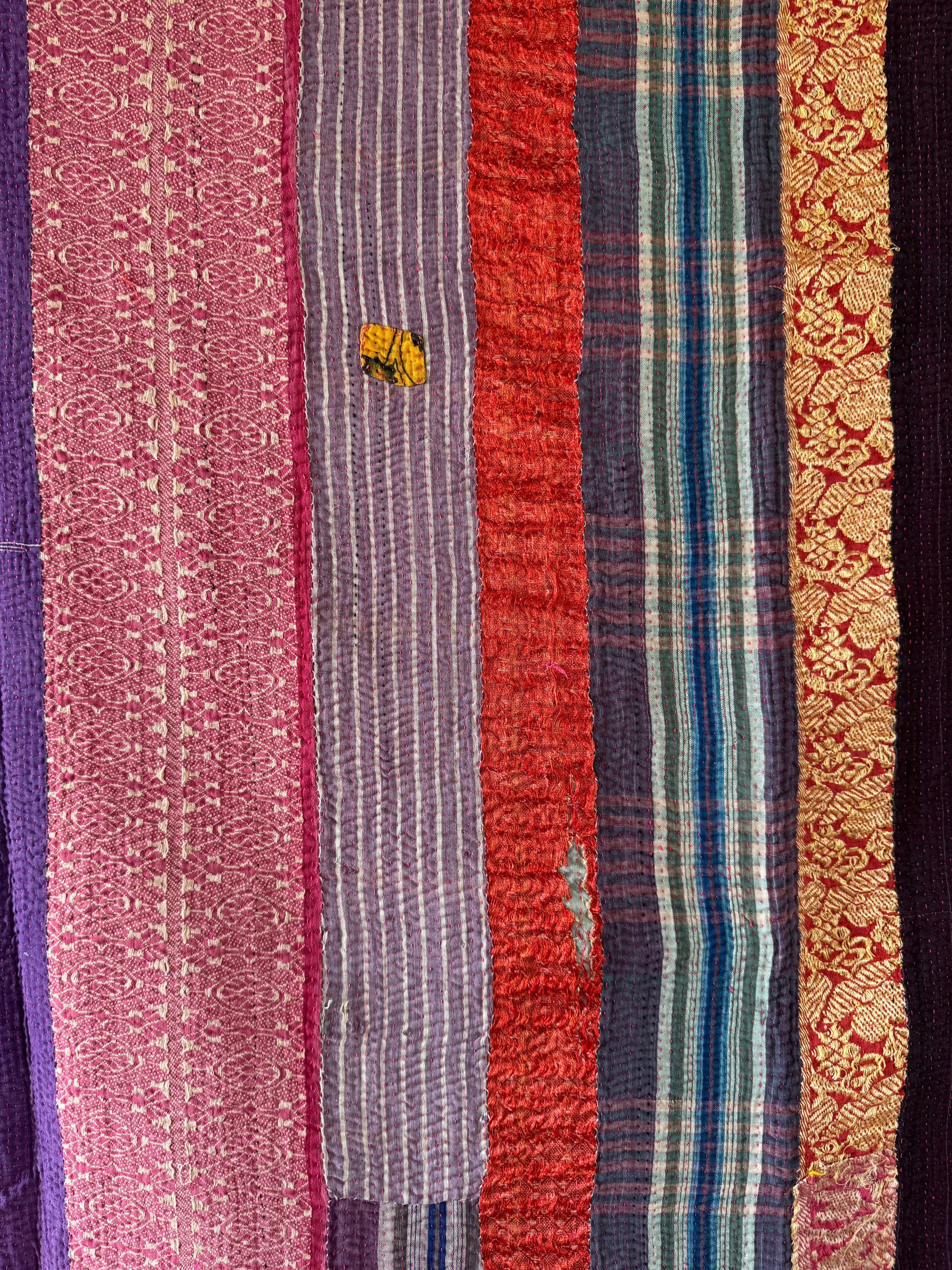 Kantha quilt - Fine stitch 26