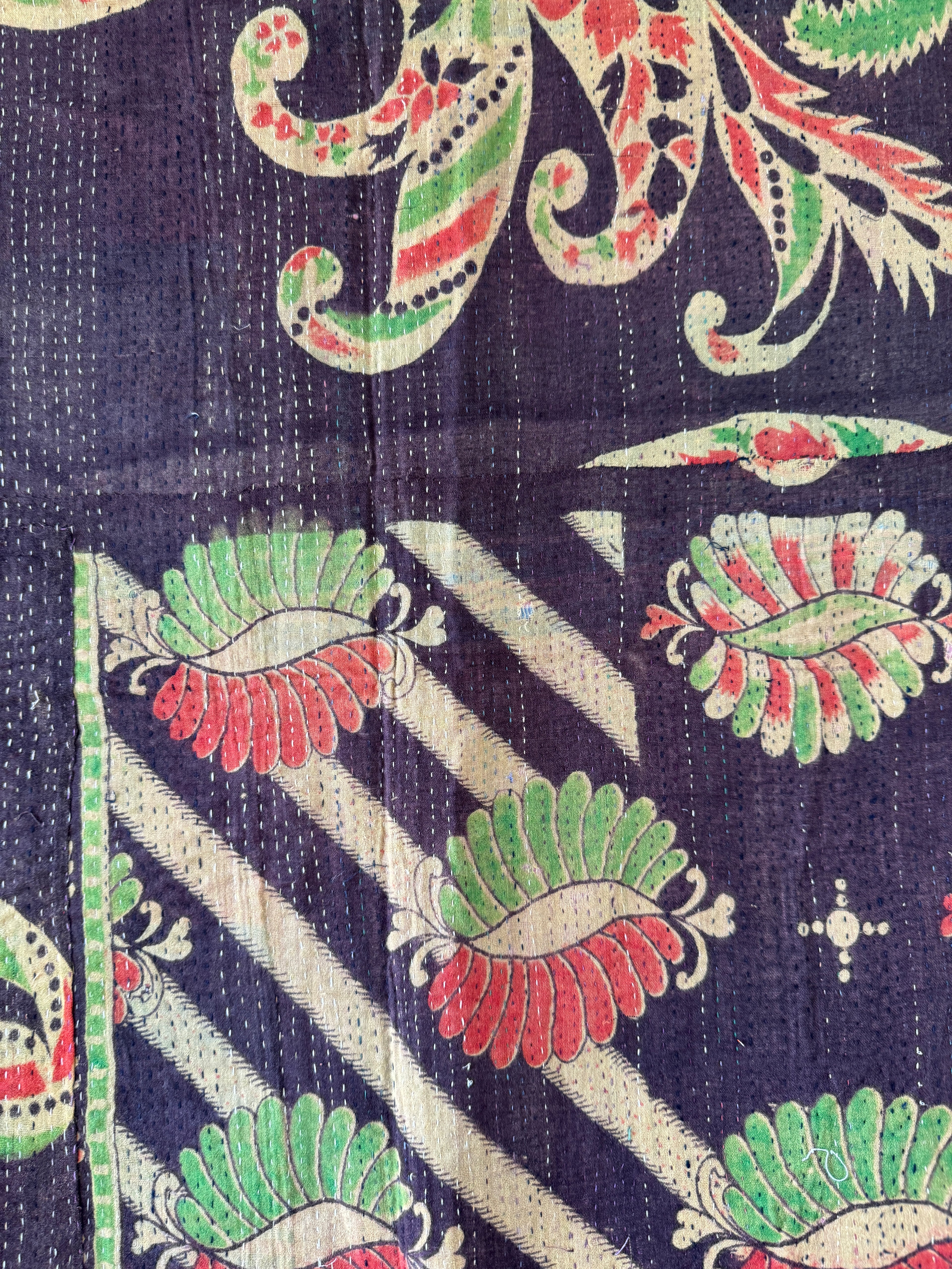 Kantha quilt - Fine stitch 25