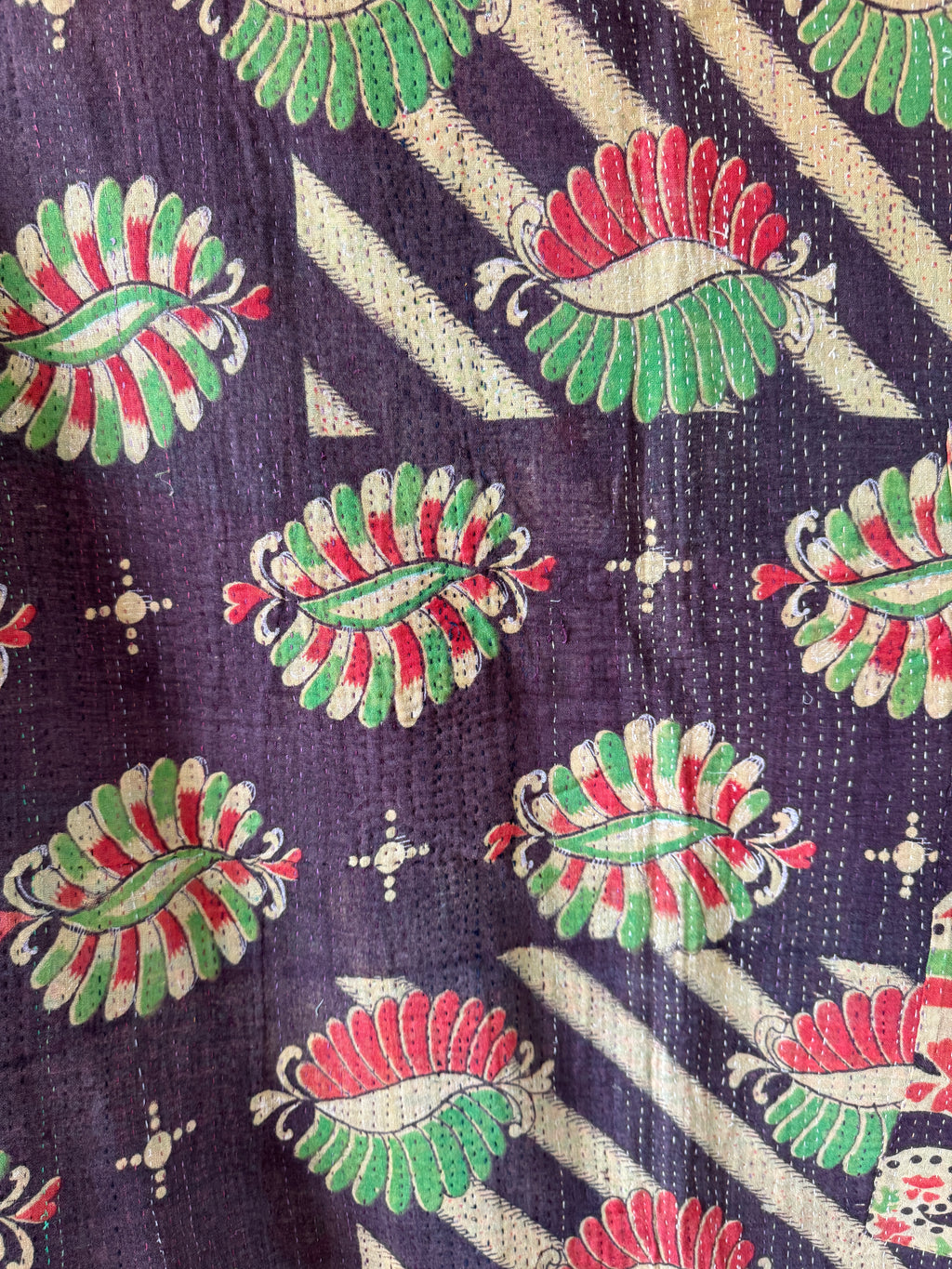 Kantha quilt - Fine stitch 25