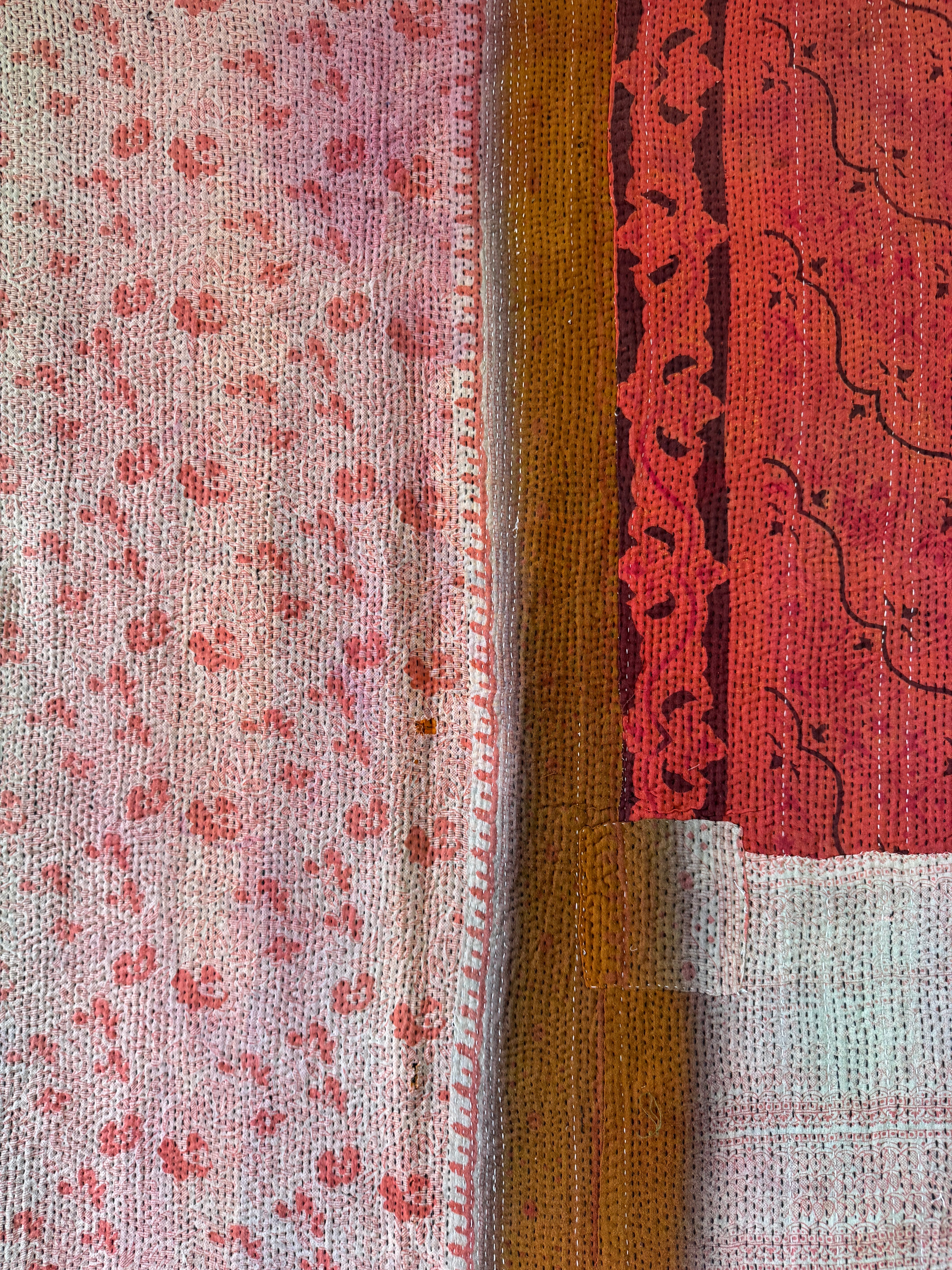 Kantha quilt - Fine stitch 23