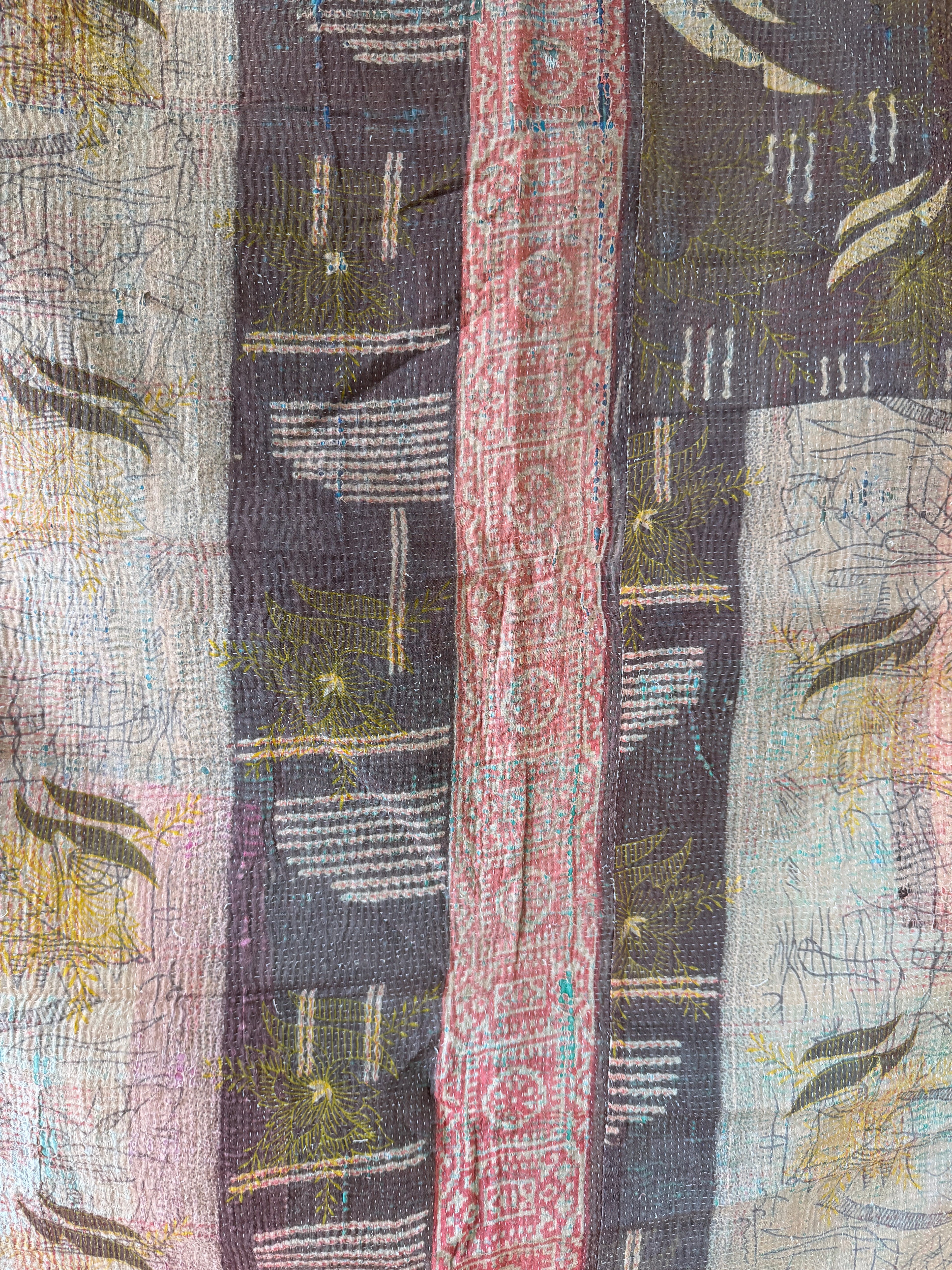 Kantha quilt - Fine stitch 18