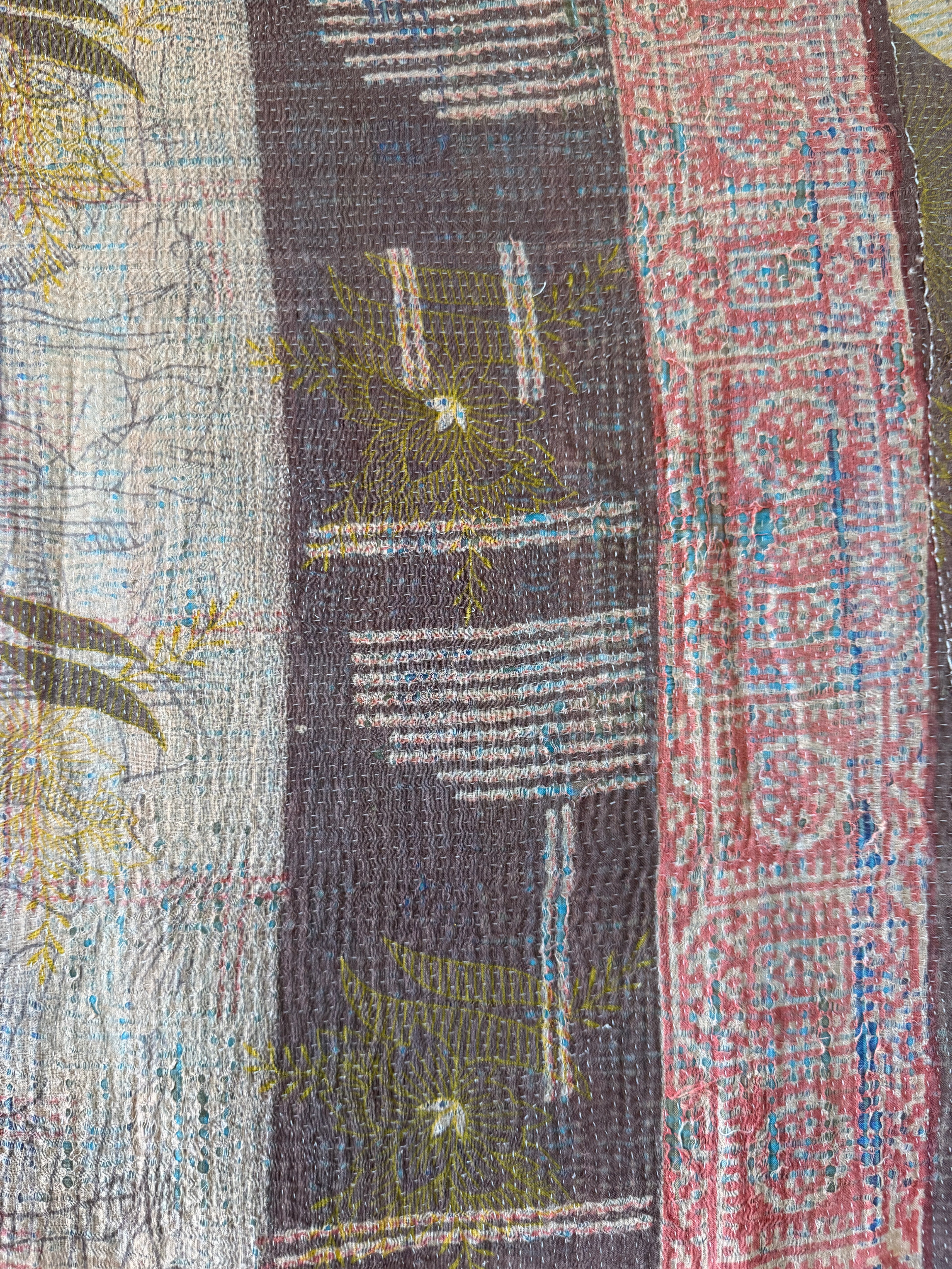 Kantha quilt - Fine stitch 18